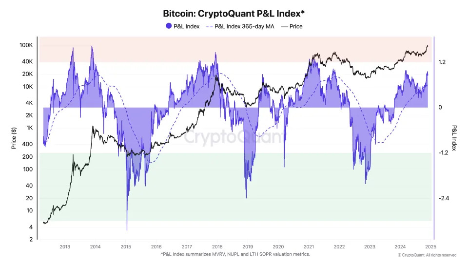 Bitcoin to Overcome $100K Despite Pullback, Has Plenty of More Room Before Topping: CryptoQuant